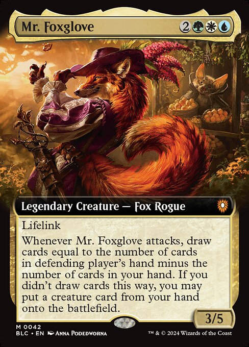 Mr. Foxglove (blc) (42) / Extended Art