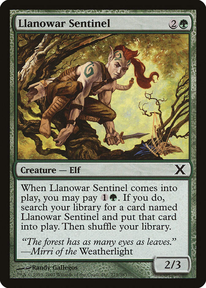 Llanowar Sentinel (10E) (275)