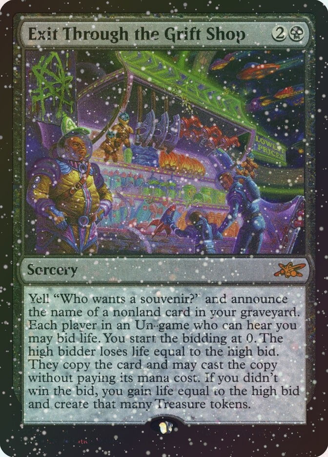 Exit Through the Grift Shop (UNF) (360) / Galaxy Foil