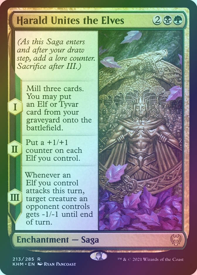 Harald Unites the Elves (KHM) (213) / Foil