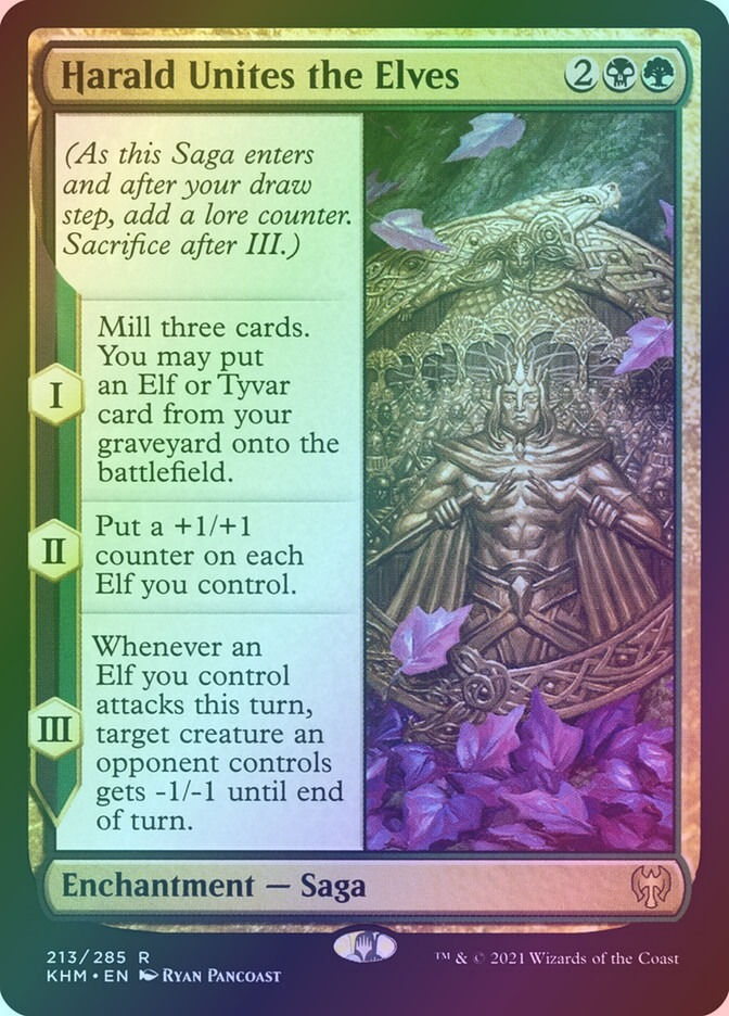 Harald Unites the Elves (KHM) (213) / Foil