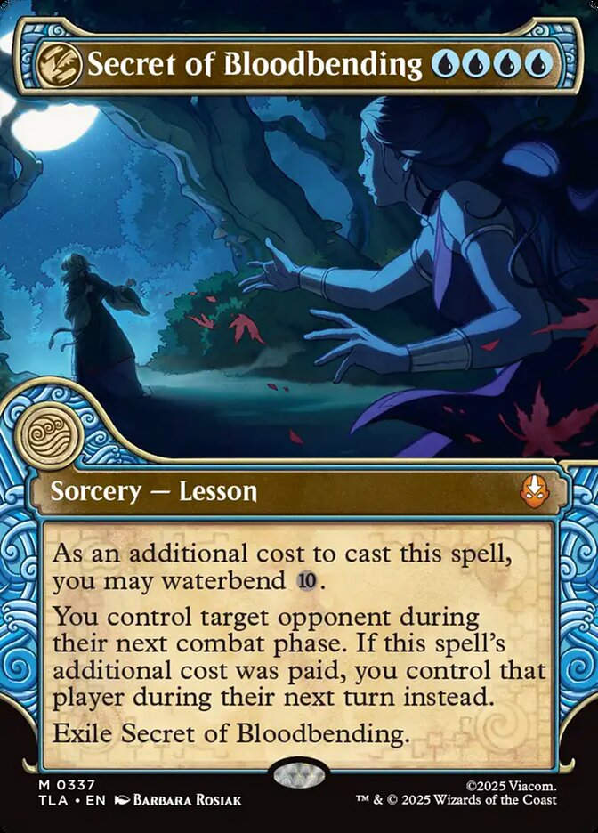 Secret of Bloodbending (TLA) (337) / Borderless / Showcase