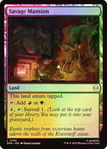 Savage Mansion (SPM) (183) / Foil