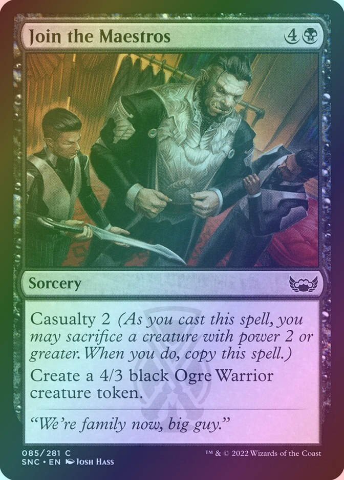 Join the Maestros (SNC) (85) / Foil