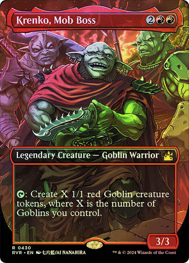 Krenko, Mob Boss (rvr) (430) / Anime / Foil