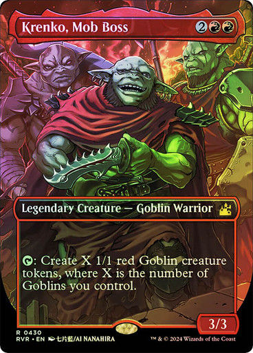 Krenko, Mob Boss (rvr) (430) / Anime / Foil