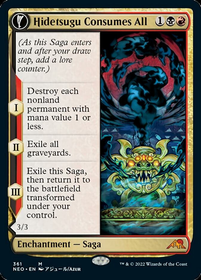 Hidetsugu Consumes All // Vessel of the All-Consuming (NEO) / Showcase — cara 1 de 2