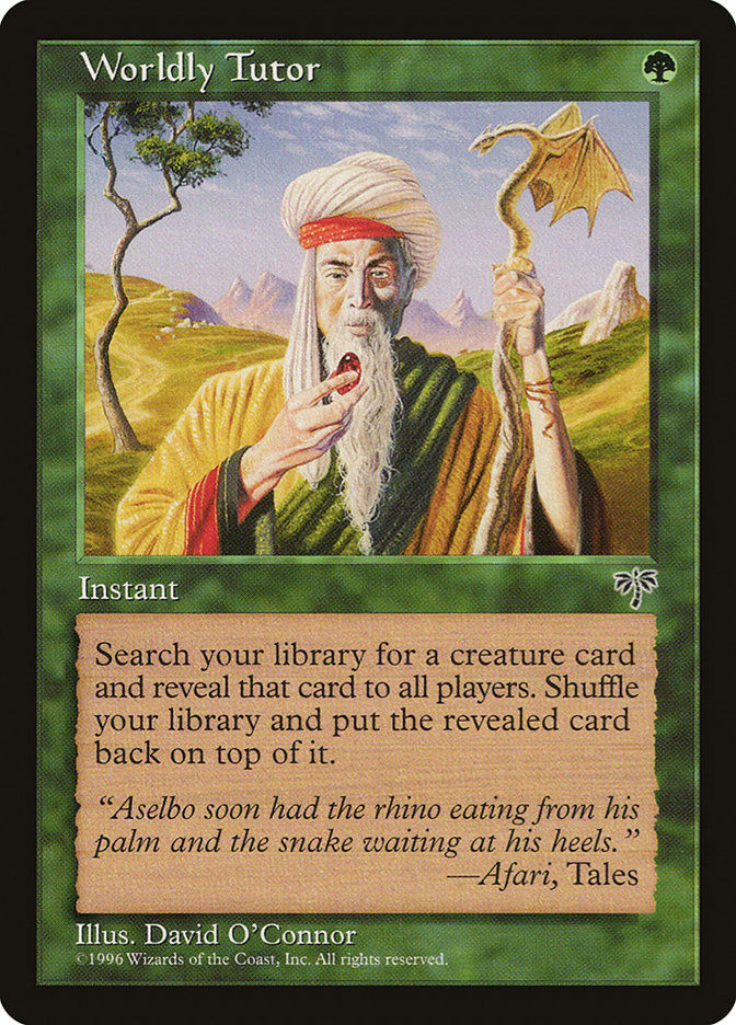 Worldly Tutor (MIR) (255)