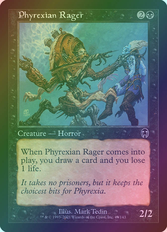 Phyrexian Rager (APC) (49) / Foil