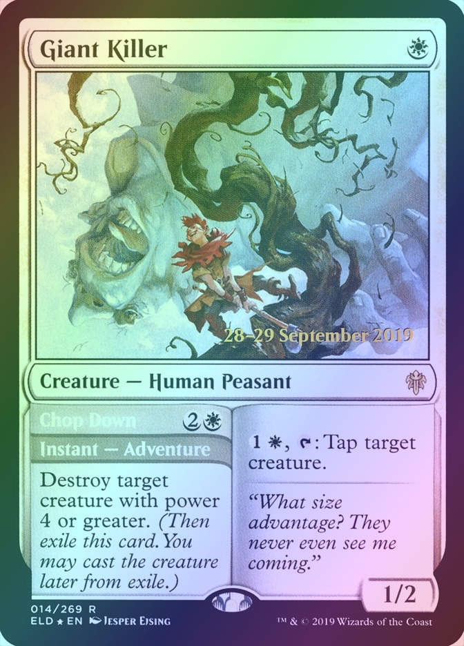 Giant Killer // Chop Down (PELD) (14s) / Foil