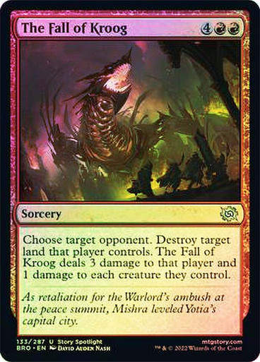The Fall of Kroog (BRO) / Foil
