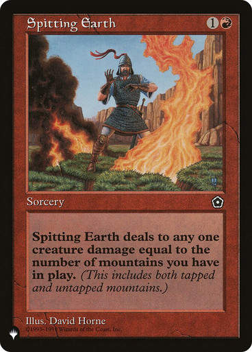 Spitting Earth (PLST) (P02-116)