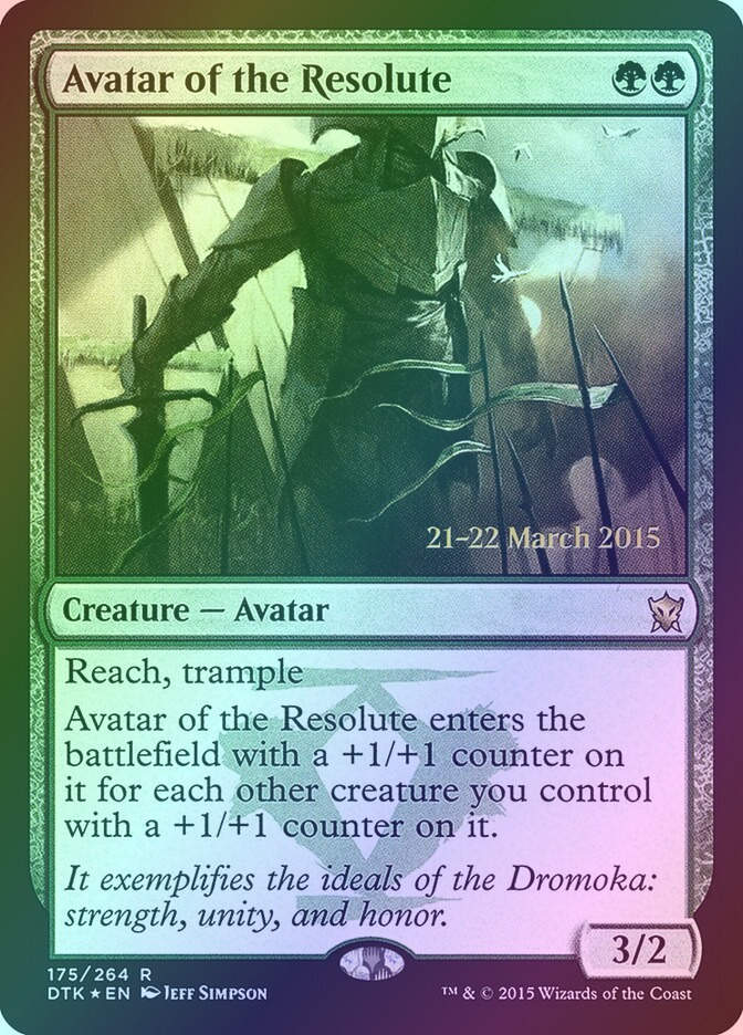 Avatar of the Resolute (PDTK) (175s) / Foil
