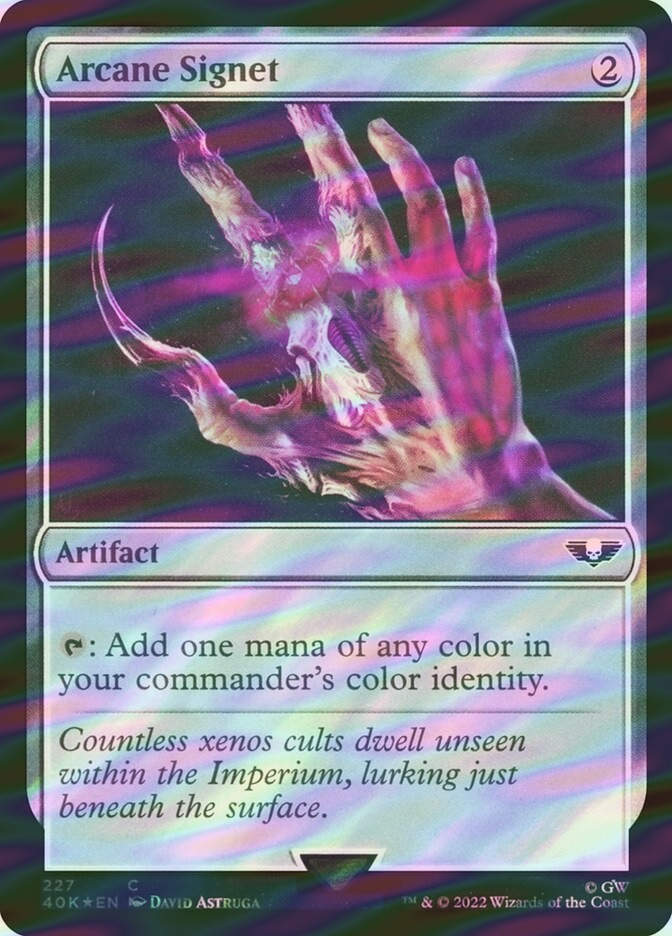 Arcane Signet (40K) (227★) / Surge Foil