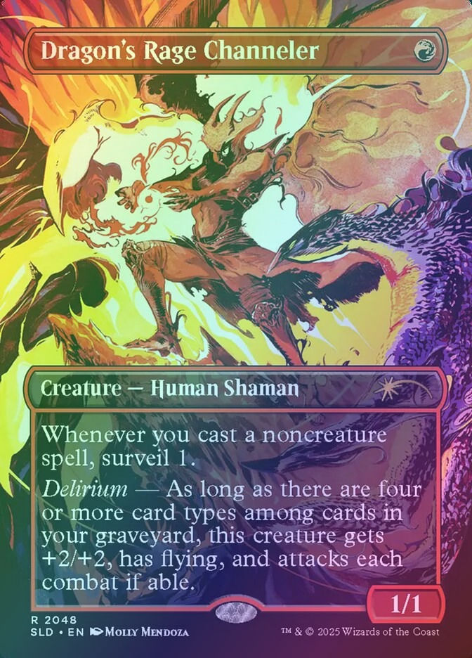 Dragon's Rage Channeler (SLD) (2048) / Borderless / Foil