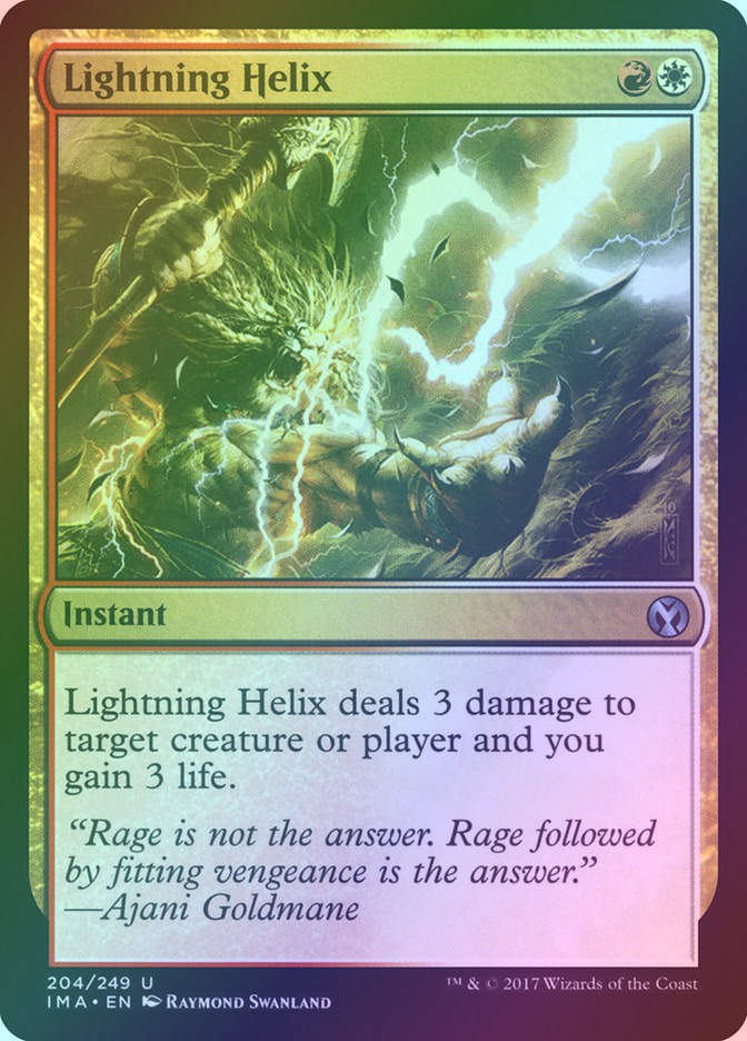 Lightning Helix (IMA) (204) / Foil