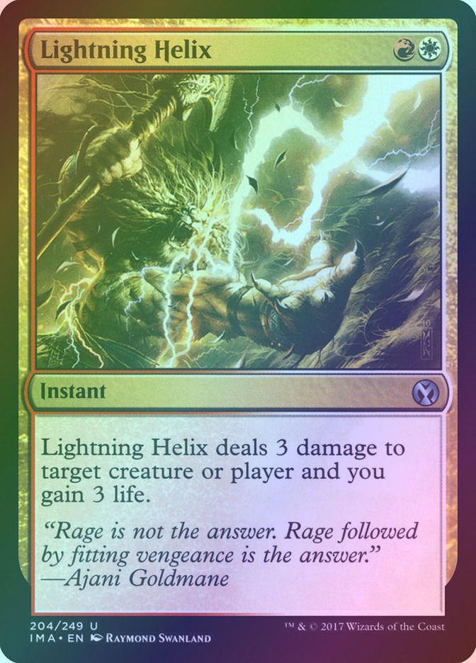 Lightning Helix (IMA) (204) / Foil