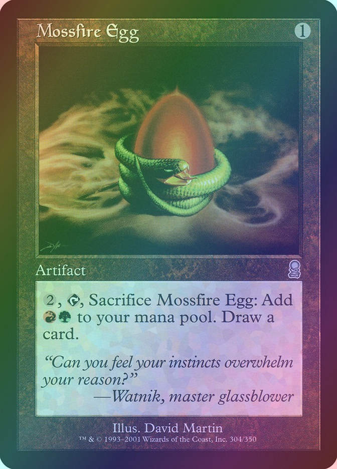 Mossfire Egg (ODY) (304) / Foil