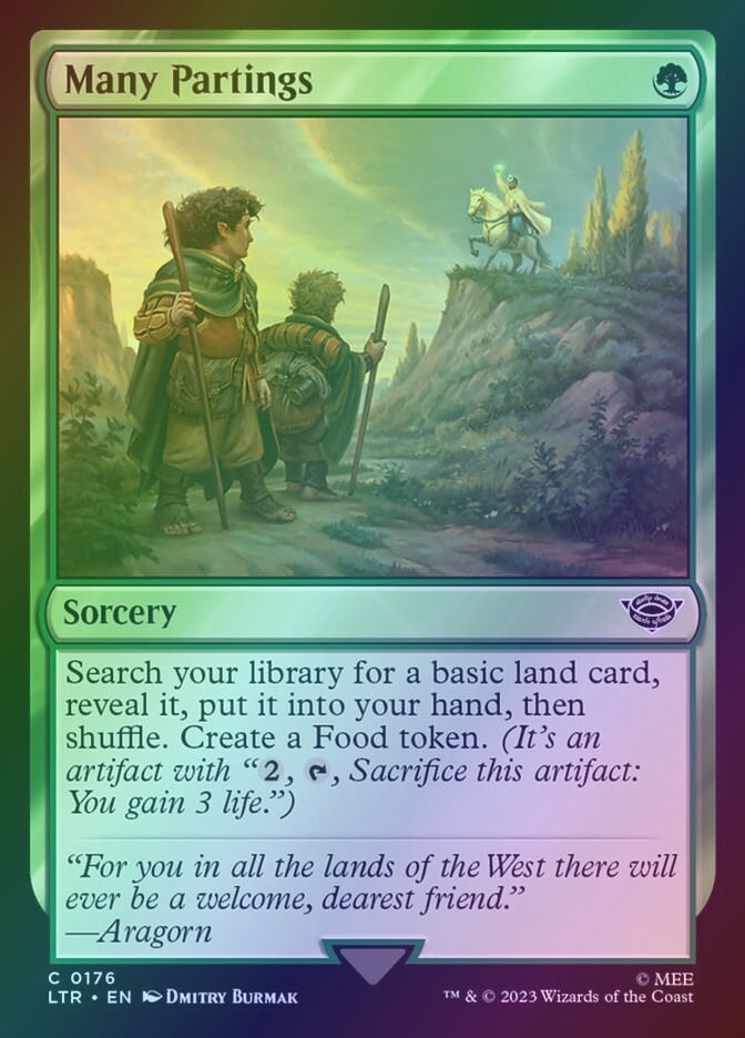 Many Partings (LTR) (176) / Foil