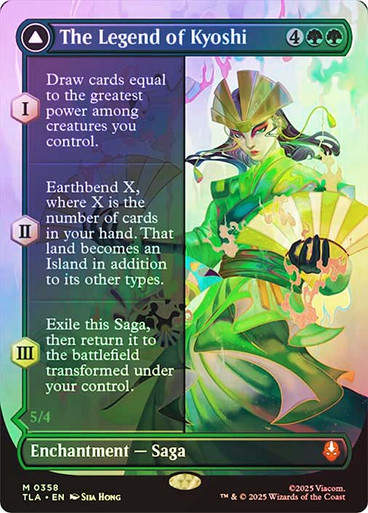 The Legend of Kyoshi // Avatar Kyoshi (TLA) (358) / Borderless / Foil