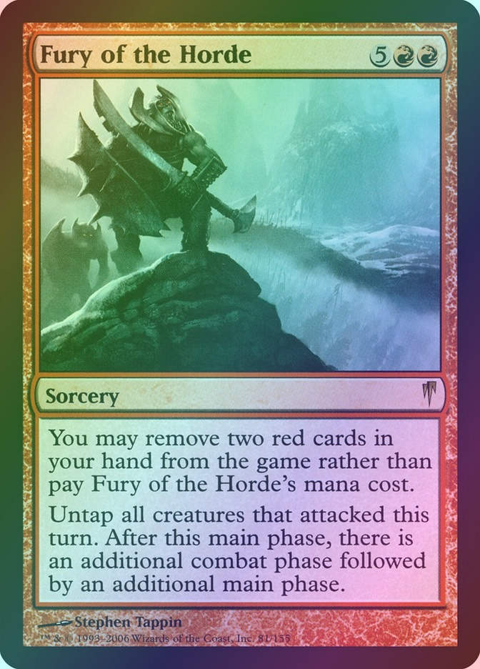 Fury of the Horde (CSP) (81) / Foil