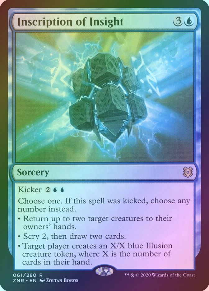 Inscription of Insight (ZNR) (61) / Foil