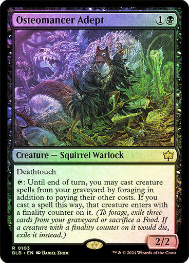Osteomancer Adept (blb) (103) / Foil