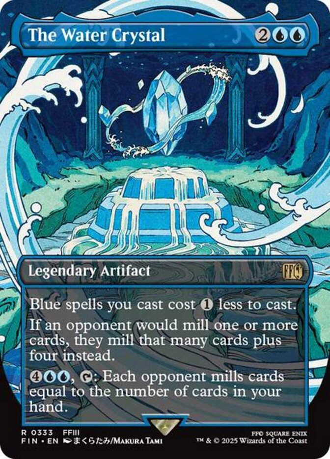 The Water Crystal (FIN) (333) / Borderless