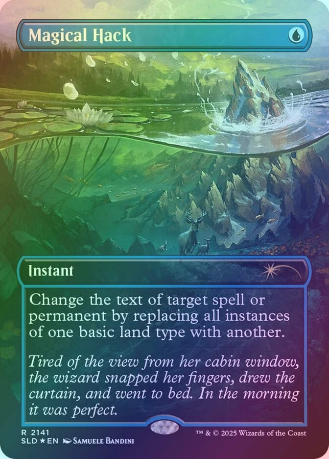 Magical Hack (SLD) (2141) / Borderless / Foil