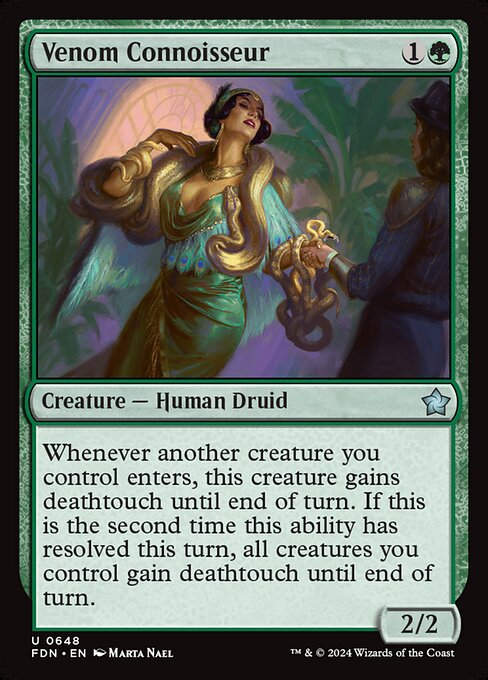 Venom Connoisseur (FDN) (648) (Starter)
