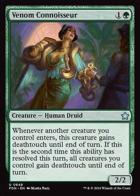 Venom Connoisseur (FDN) (648) (Starter)