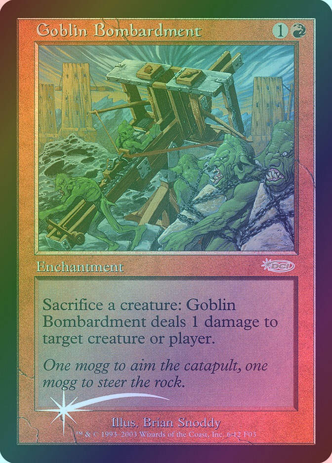 Goblin Bombardment (F03) (6) / Foil