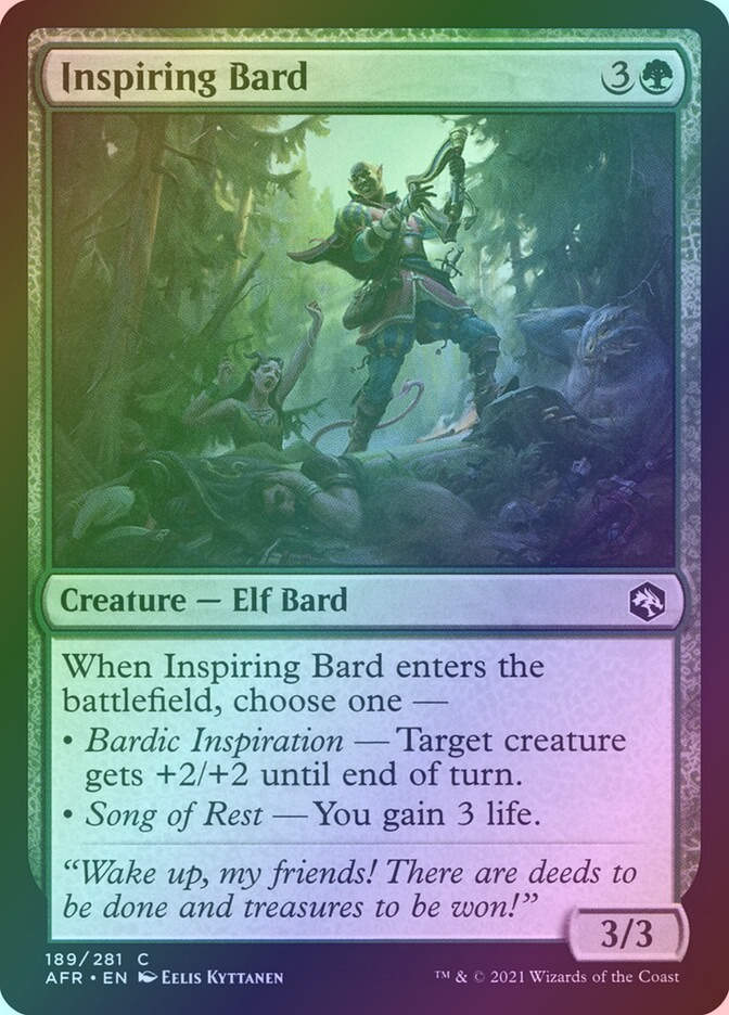 Inspiring Bard (AFR) (189) / Foil