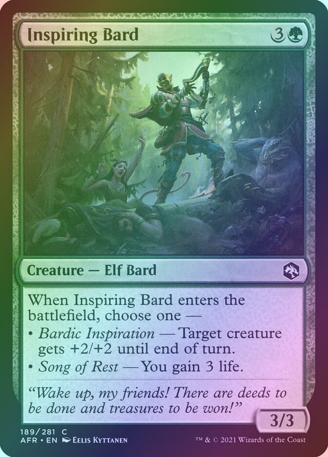 Inspiring Bard (AFR) (189) / Foil