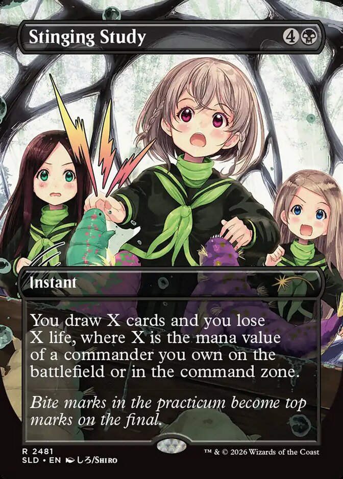 Stinging Study (SLD) (2481) / Borderless