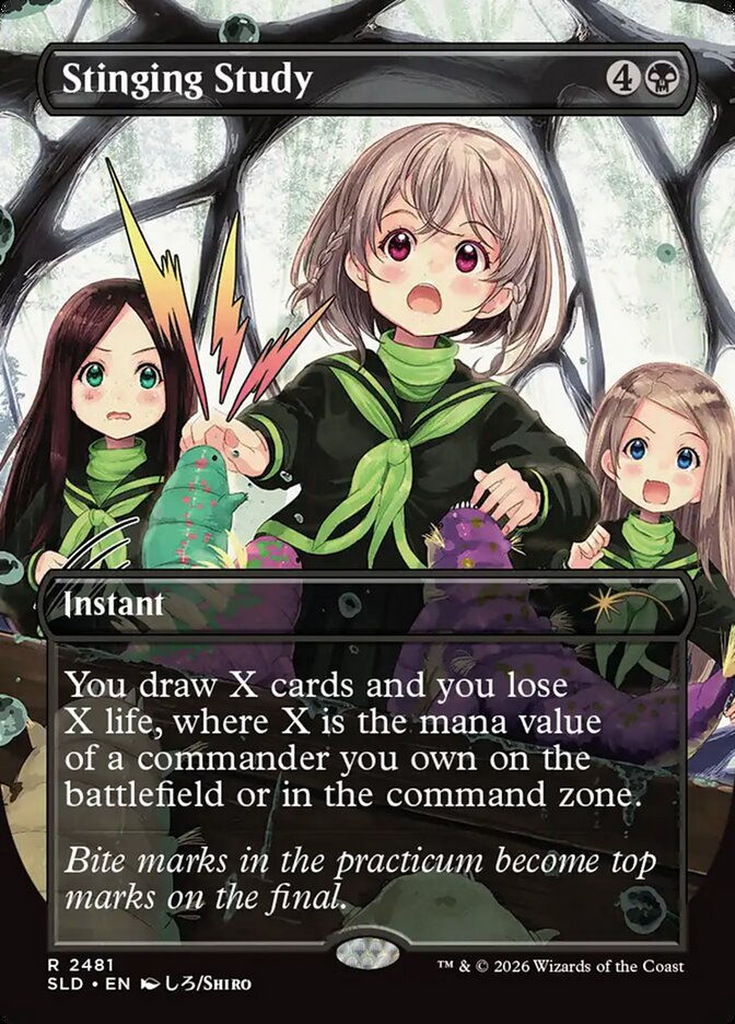 Stinging Study (SLD) (2481) / Borderless