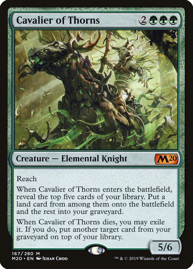 Cavalier of Thorns (M20) (167)