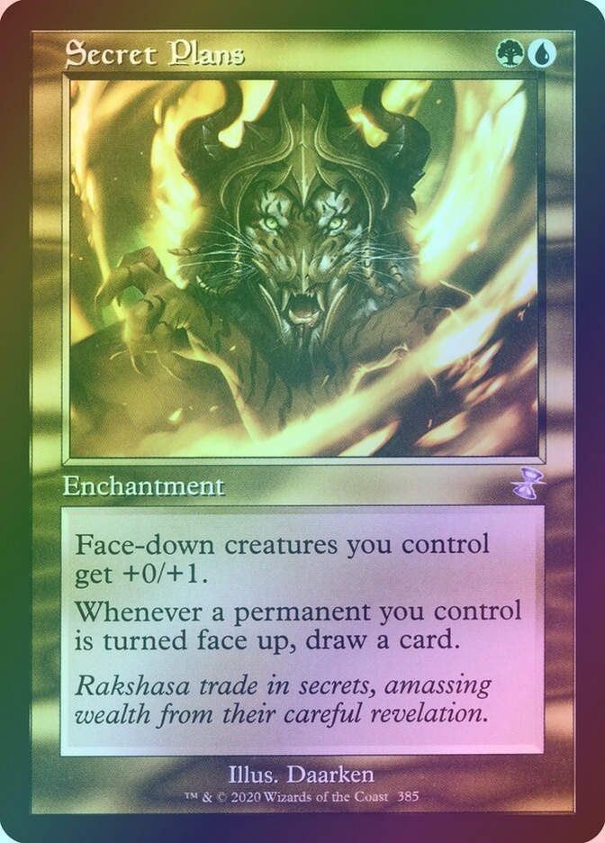 Secret Plans (TSR) (385) / Foil