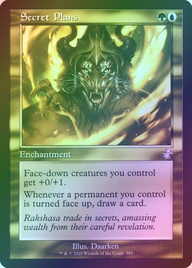 Secret Plans (TSR) (385) / Foil