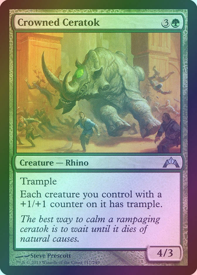 Crowned Ceratok (GTC) (117) / Foil