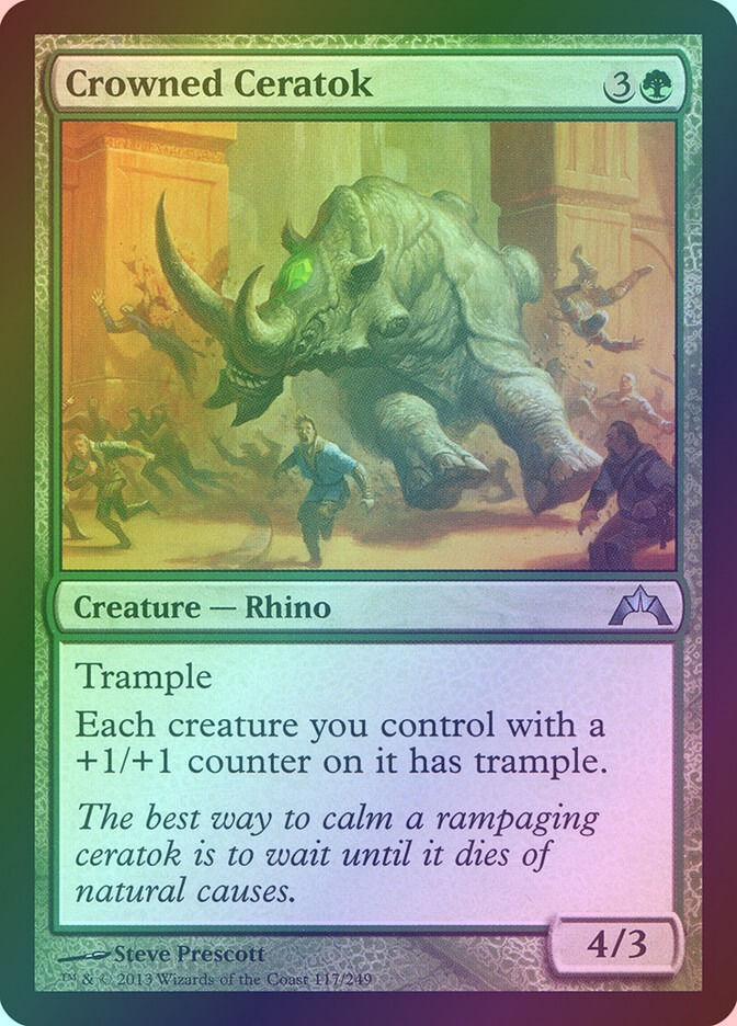 Crowned Ceratok (GTC) (117) / Foil