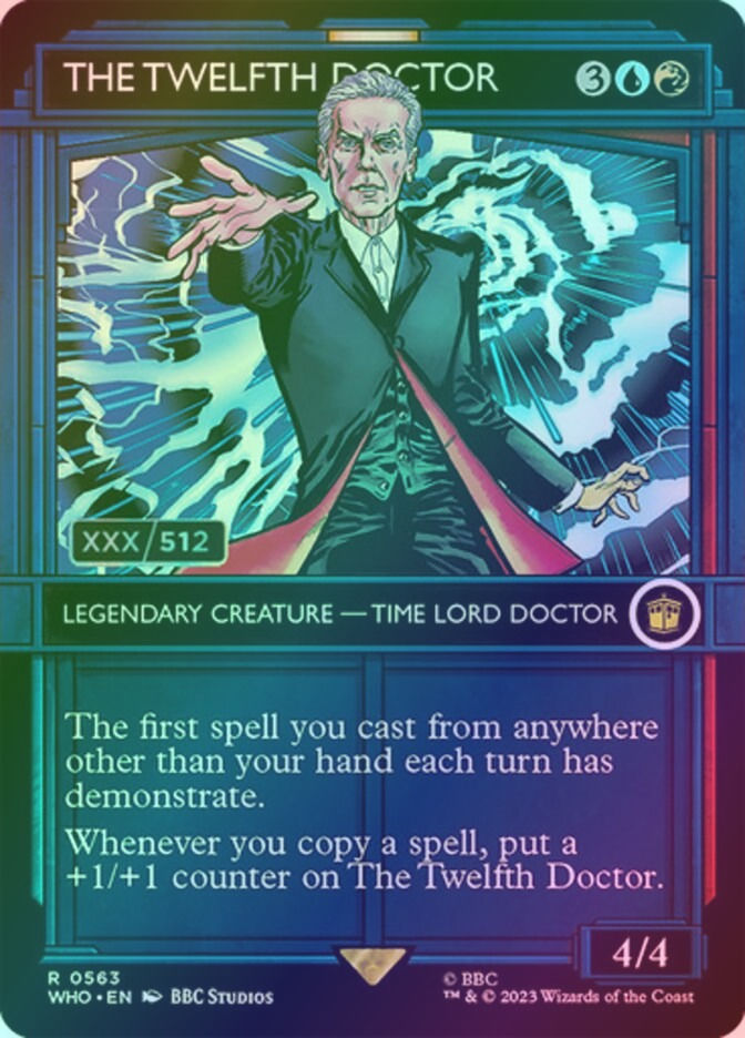 The Twelfth Doctor (WHO) (563z) / Borderless / Showcase / Double Rainbow Foil
