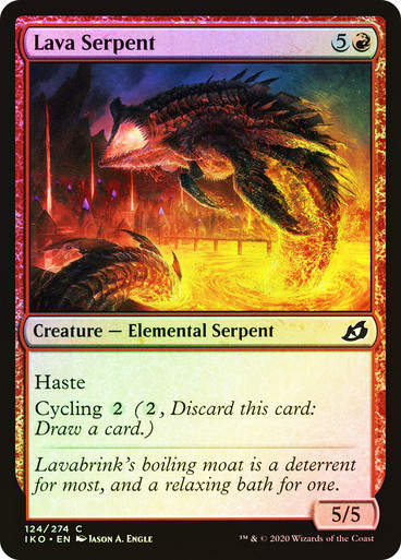 Lava Serpent (IKO) (124) / Foil