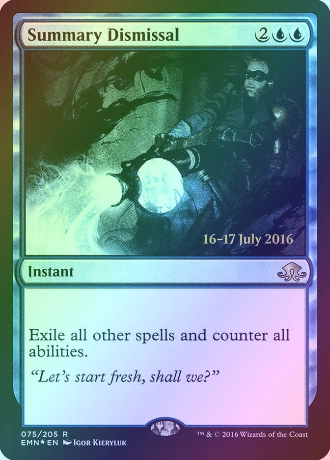 Summary Dismissal (PEMN) (75s) / Foil