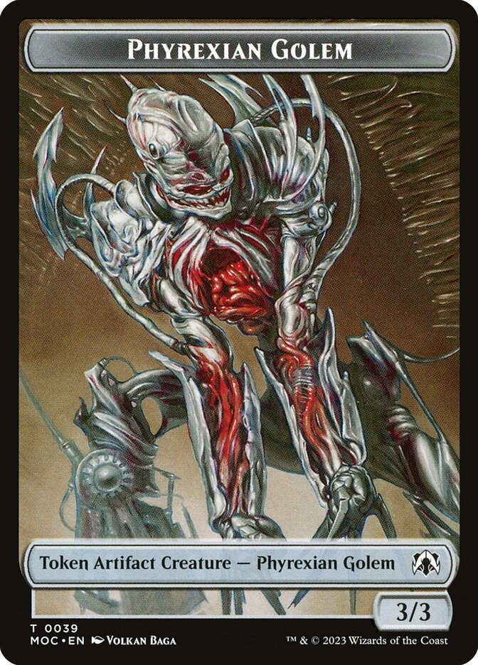 Phyrexian Golem // Construct (TMOC) (39 // 34)