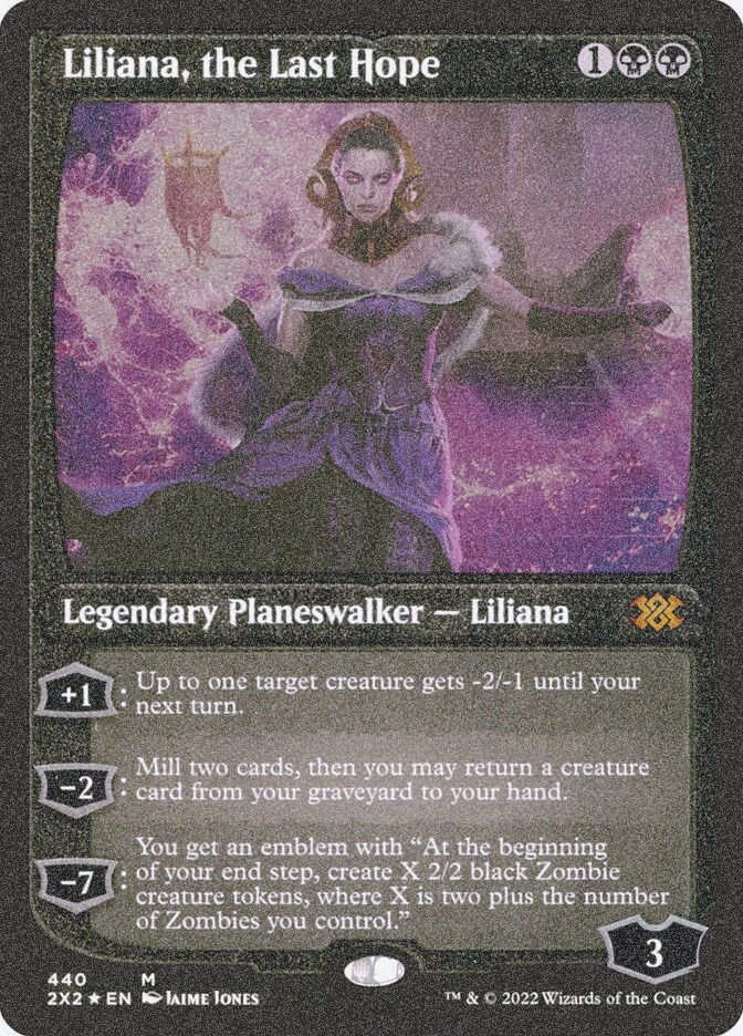 Liliana, the Last Hope (2X2) (440) / Foil Etched