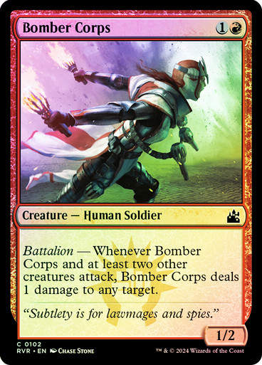 Bomber Corps (rvr) (102) / Foil