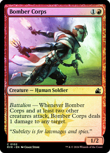 Bomber Corps (rvr) (102) / Foil