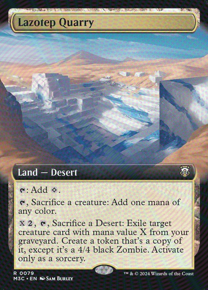 Lazotep Quarry (M3C) (79) / Extended Art / Ripple Foil