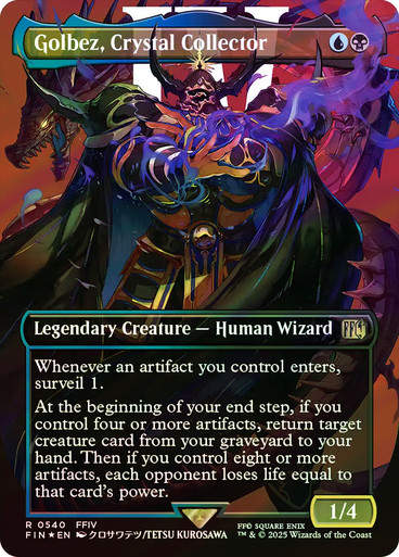 Golbez, Crystal Collector (FIN) (540) / Borderless / Surge Foil